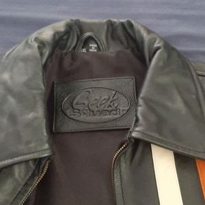 Unisex Leather Moto Jacket- Never Worn XL/XXL